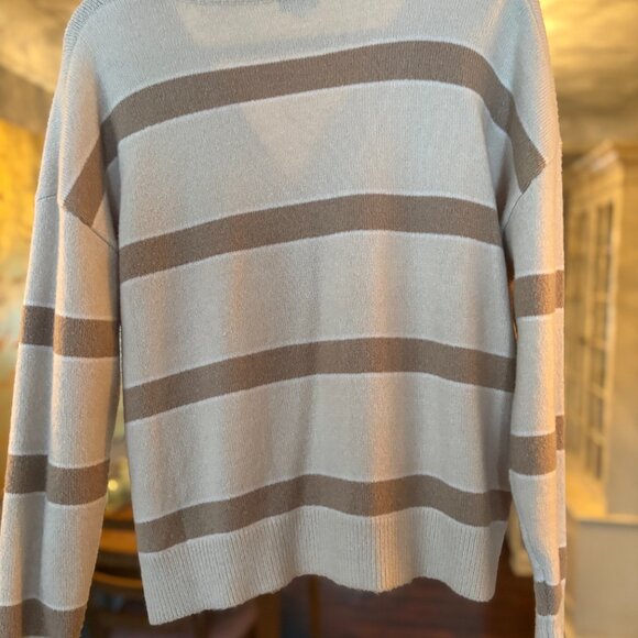 Splendid Brown/Biege Stripe Cardigan. Size M - Picture 5 of 7